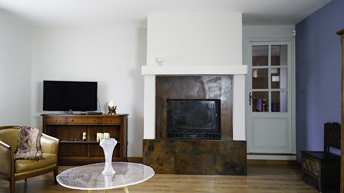 Décoration d'intérieur, papier peint, chaux, acier corten et relooking de meuble . Graulhet 81 Tarn.